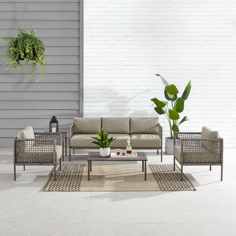 Canvas jensen conversation 2025 collection patio couch